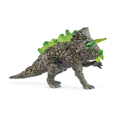Image of schleich 70828 Stone Triceratops, from 7 years ELDRADOR CREATURES Figurine, 18 x 10 cm