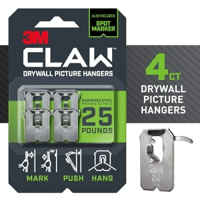 Image of 3M Claw 4PK 25LB Hanger 3PH25M 4ES