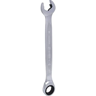 Image of KS Tools 503.5217 DUO GEARplus combination spanner set with ratchet mechanism in ring and open jaw 17mm