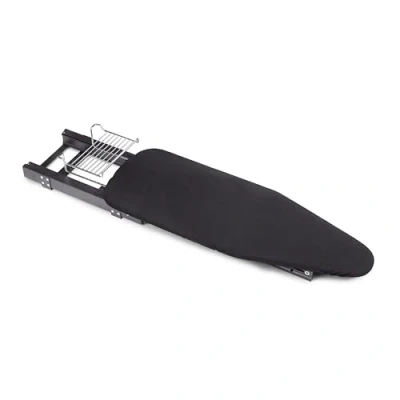 Image of Emuca ironing board folding and pull out for furniture, Aluminium, Grey, Anthracite grey
