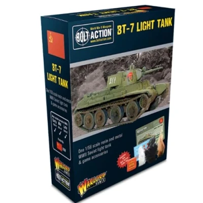 Image of Bt 7 Fast Tank 1:56 / 28mm Scale Model for Bolt Action by Warlord Games Highly Detailed World War 2 Miniatures Table top Wargaming