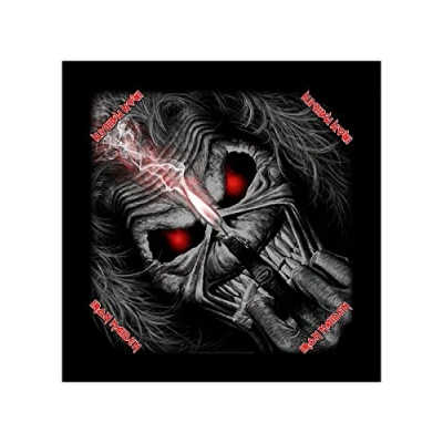 Image of Iron Maiden Eddie Candle Finger Bandana Schwarz
