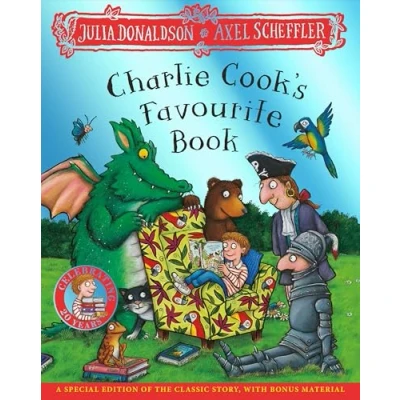 Image of Charlie Cook&#039;s Favourite Book 20th Anniversary Edition: with a shiny blue foil cover and fun activities to make do!