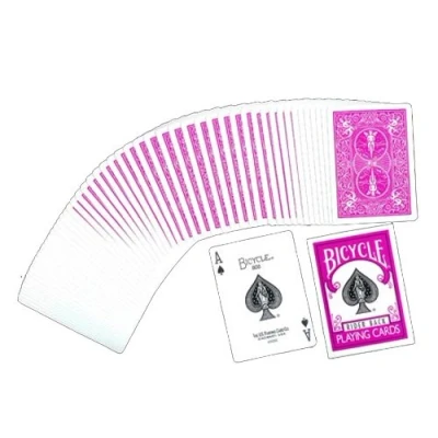 Image of Bicycle deck in back Pink Fuchsia (US Playing Card Company)