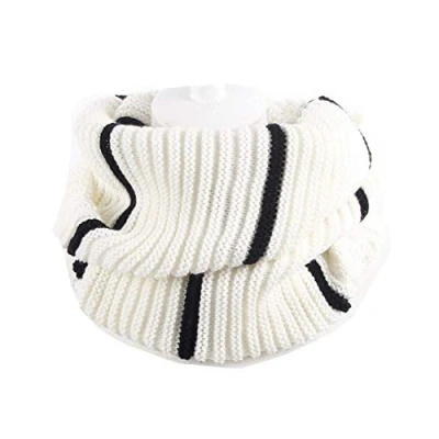 Image of YEKEYI Women&#039;s Men Winter Knit Infinity Scarf Fashion Circle Loop Scarves Thick Warm