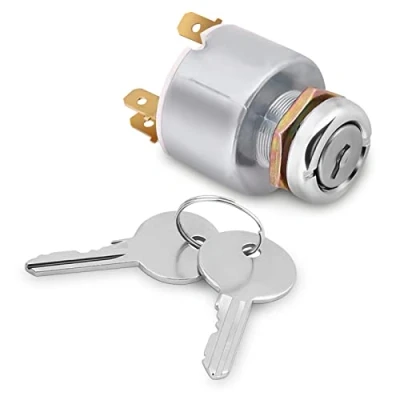 Image of 12V Ignition Switch, 3 Position Switch with ON OFF Start, Engine Start Controls Car Modified Used for Most Cars, Motorcycles and Boats