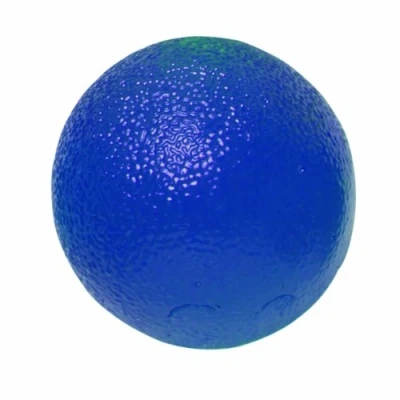 Image of CanDo Hand exerciser finger strengthener CanDo® exercise ball / stress relief round, blue (strong)