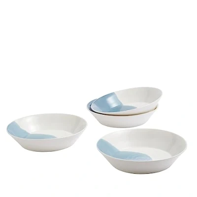 Image of Signature 1815 Set of 4 23cm Pasta Bowls, Blue