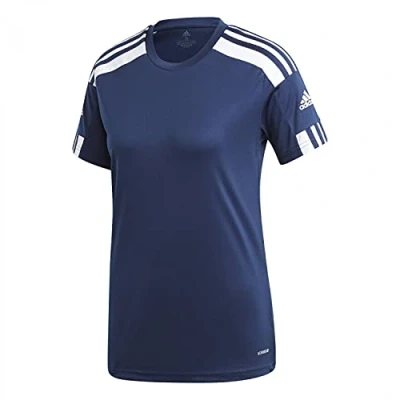 Image of adidas Performance Squadra 21 Sports Tshirt, Women&#039;s, Size: Large, Team navy blue/white