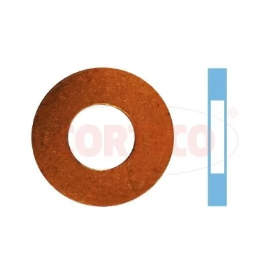Image of 1610564580, 198185 Gaskets CORTECO 49430669 7,3mm Copper PEUGEOT: 308 I SW, 3008 I, Hatchback, CITROËN: Dispatch II Van, C4 Grand Picasso