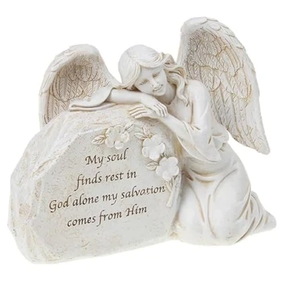 Image of Joe Davies In Memory Kneeling Angel Memorial Graveside