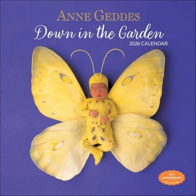Image of Anne Geddes 2026 Wall Calendar: Down in the Garden