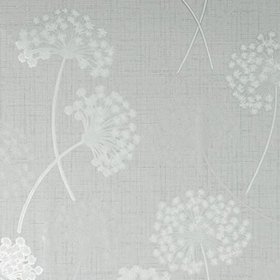 Image of Fine Decor Grace Allium Grey/Silver