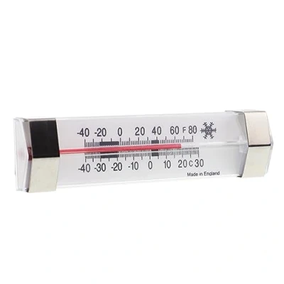 Image of Fridge Thermometer With Safe Zones Refrigerator Horizontal Freezer Ideal