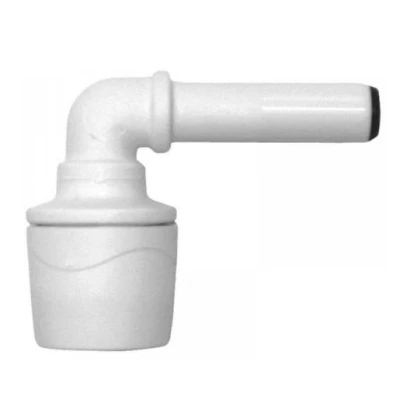 Image of Polypipe Polymax Spigot Elbow White 15mm MAX1015
