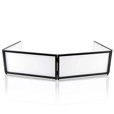 Image of Lime Light MINI Foldable Tabletop DJ Disco Screen Stage Band Lighting Effects Facade For Stands or Tables