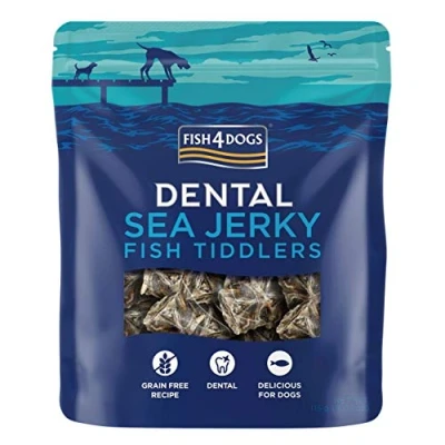 Image of Fish4Dogs Dental Sea Jerky Tiddler, Fish, 0.1 kg