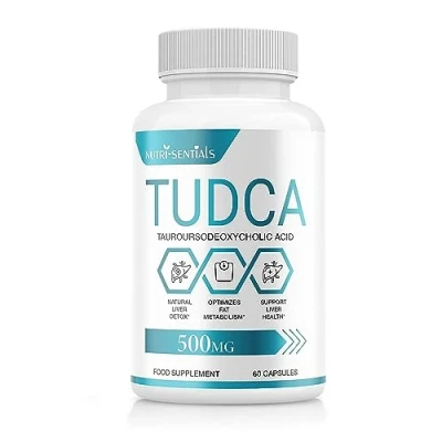 Image of Tudca Liver Support Supplement, 500mg Servings, Bile Salt, Detox and Cleanse, (Tauroursodeoxycholic Acid) 60 Capsules