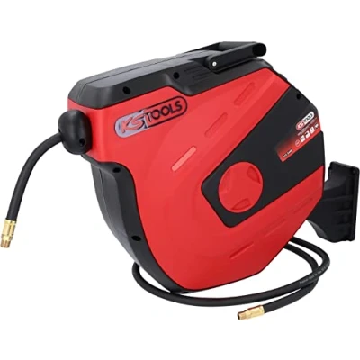 Image of KS Tools 515.3440 Automatic Compressed Air Hose Reel Diameter 10 mm x 15 m