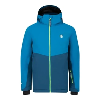 Image of Dare 2b Breathable Kids Blue Colourblock Impose IV Ski Jacket, Size: 15 16 Years