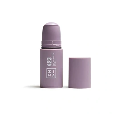 Image of 3INA MAKEUP The No Rules Stick 423 Lilac Blush Matte for Sensitive Eyes Lips &amp; Cheeks with Hyaluronic Acid Cream a Natural Finish Vegan Cruelty Free