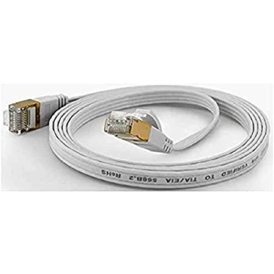 Image of wantecWire 7002 Extra Thin Patch Cable White Length 0.2 m
