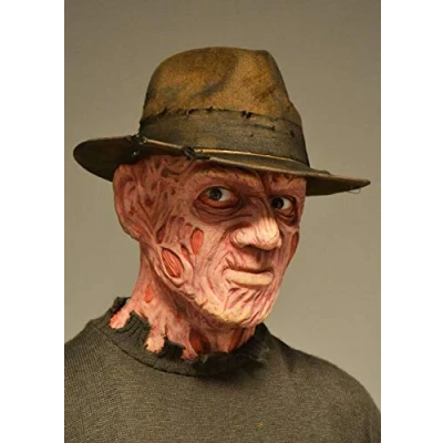 Image of Magic Box Freddy Krueger Style Distressed Brown Fedora Hat