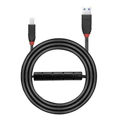 Image of LINDY 43227 USB 3.0 Active Cable Slim,black, 10m