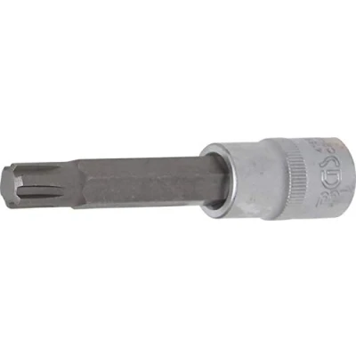 Image of BGS 4166 Bit Socket length 100 mm 12.5 (1/2&quot;) Drive Spline (for RIBE) M12