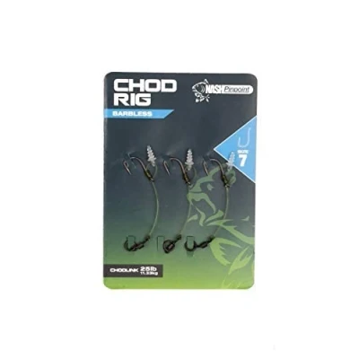 Image of Nash Chod rig Size 6 Barbless Carp