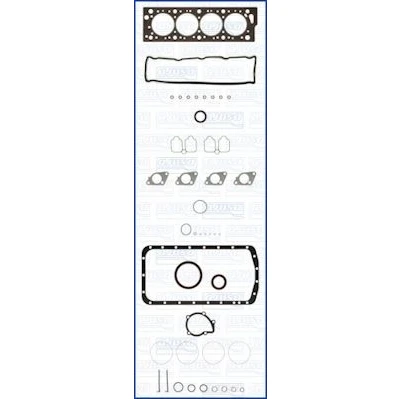 Image of 0197G3 Full Gasket Set, engine AJUSA FIBERMAX 50171900 with cylinder head gasket, valve stem seals