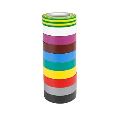 Image of Adam Hall Accessories 580813 RNB 10 Insulating Tape 0.13 x 15 mm m Set of Colors