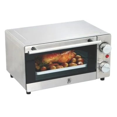 Image of All Ride Oven Truck Cooking Equipment 24 Volt via Cigarette Lighter Mini for On the Road in or Camper 300 Watt 9 Liters Stainless Steel