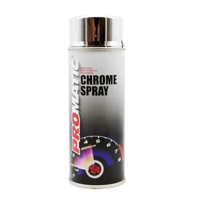 Image of Promatic Chrome Effect Spray Paint From Monstercolors, High Sheen Finish 400ml