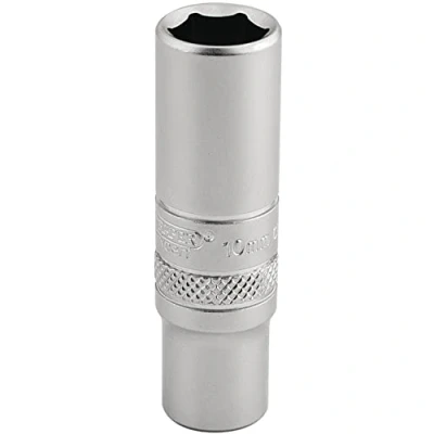 Image of Draper 6 Point Deep Socket, 1/4&quot; Sq. Dr., 10mm