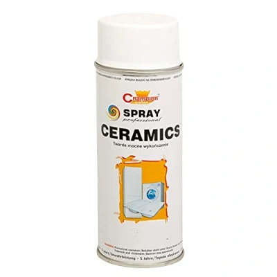 Image of Enamel White Spray Paint, 400 mL Easy and Quick Drying, Compatible with Kitchen Appliances, Bathroom, Shower, Sink, Metal, Radiator, Fridge, Washing Machine