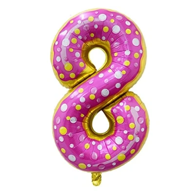 Image of Candy Number 8 Foil Balloon, 101cm