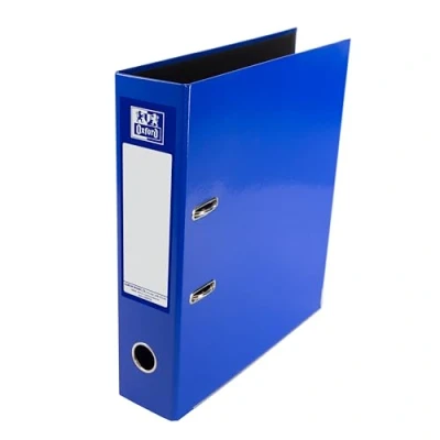 Image of Oxford Premium A4 Lever Arch File, Blue Single Folder, Heavy Duty