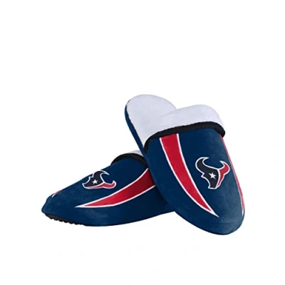 Image of FOCO Men&#039;s NFL Team Logo Sherpa Slide Slippers