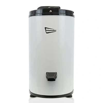 Image of Leisurewize Portable 230v Heavy Duty Low Wattage 6kg Spin Dryer 2800 RPM Steel Drum Student Camping Caravan Motorhome Energy Efficient (LW642)