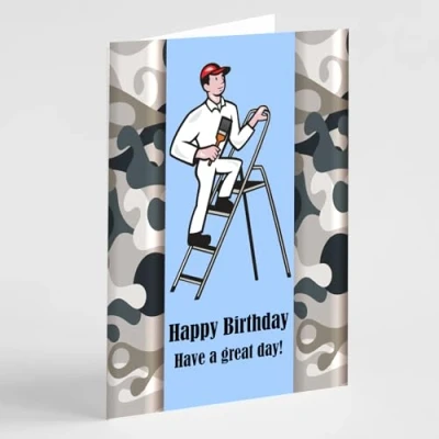 Image of Beebooh cards Painter and decorator birthday card