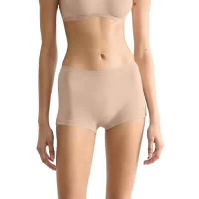 Image of Sloggi Women&#039;s Go Daily Cotton Short 3p Briefs, New Beige, XL (Pack of 3)