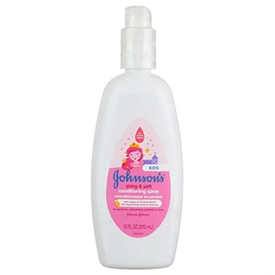 Image of Johnsons Kids Shiny &amp; Soft Conditioning Spray 10 Ounce (295ml) (Pack of 2)