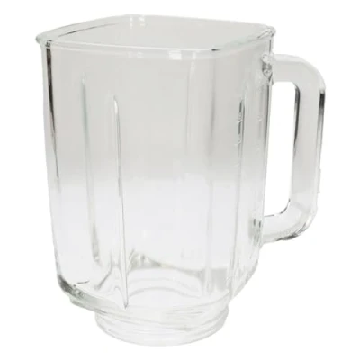 Image of SPARES2GO Glass Jug Jar Compatible with Magimix 1161011611 11612 11613 11615 11619 Blender