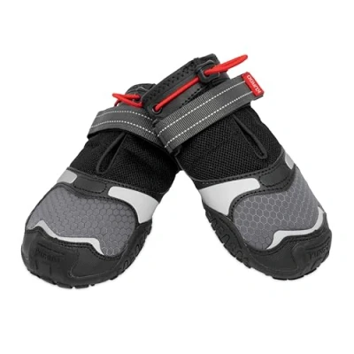 Image of Kurgo Blaze Cross Dog Shoes Winter Boots For Dogs, All Season Paw Protectors Hot Pavement and Snow Water Resistant, Reflective, No Slip Includes 2 Chili Red/Black S