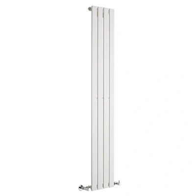 Image of Milano Alpha White Vertical Single Flat Panel Radiator 1600mm x 280mm