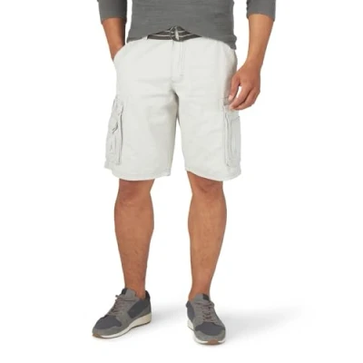 Image of Lee Men&#039;s Dungarees New Belted Wyoming cargo shorts, Cadet Gray, 36 UK