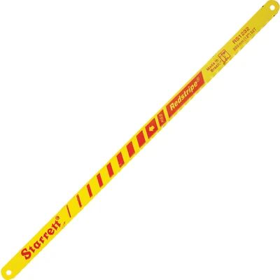 Image of 5x Starrett 12X1/2X32tpi HSS Red Stripe Hacksaw Blade