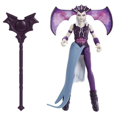 Image of Masters of the Universe Evil Lyn Articulated Action Figure with Weapon Accessory 5.5 Inch Toy