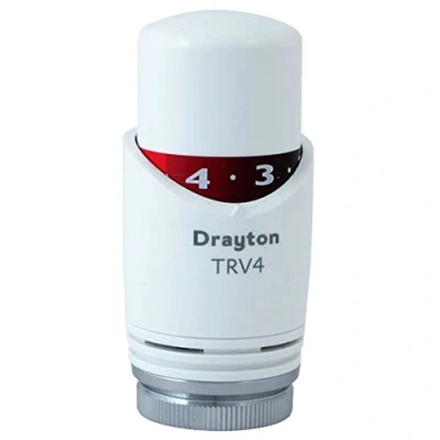 Image of Drayton TRV4 Head Only White 0707007 Replacement Thermostatic Radiator Valve
